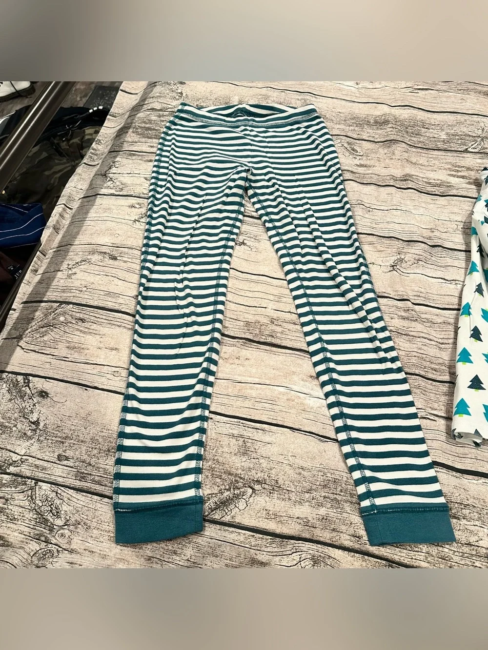 Primary Unisex Kids Mixed Print Pajama Set, Long Sleeve & Pants Organic Size 14